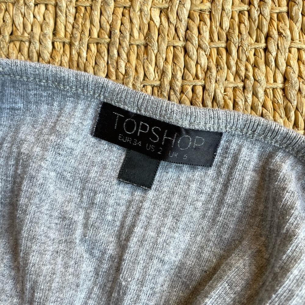 Topshop Gray Tank - Picture 5 of 5